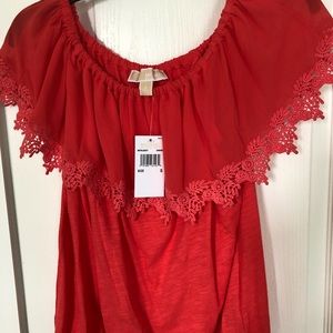 Michael Kors Off the Shoulder Top
